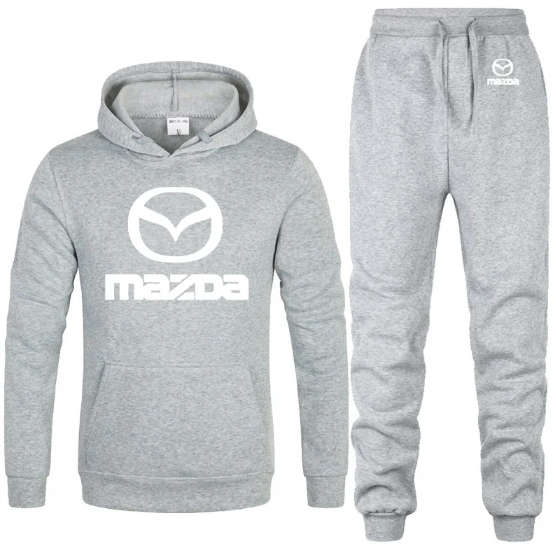 Новинка 2021 мужские толстовки с логотипом автомобиля Mazda Свитшот унисекс принтом