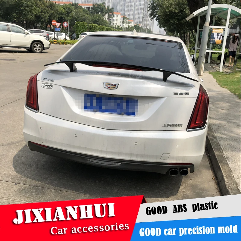 Спойлер для Cadillac CTS 2016 2018 спойлер из АБС пластика TF заднее крыло автомобиля