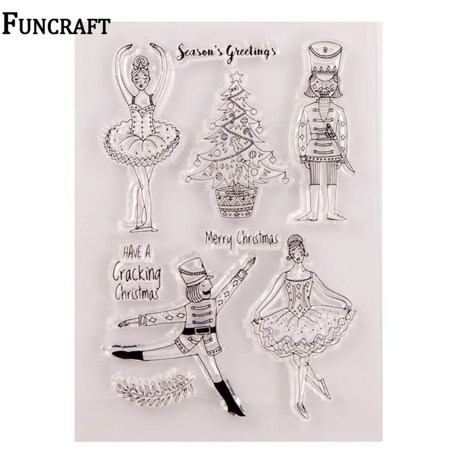 Рождественская елка Красивая танцующая девушка вечерние благословение слова