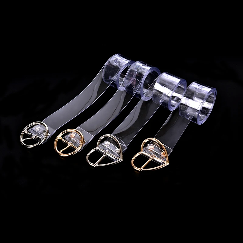 Женский длинный прозрачный пояс с пряжкой в форме сердца | Аксессуары для одежды