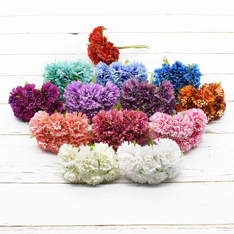 6 шт. свадебные украшения для дома|Искусственные и сухие цветы| |