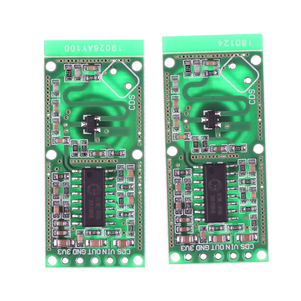 2X Penetrating Detection RCWL-0516 Microwave Radar Sensor Human Body Induction Switch Module Intelligent Detector 3.3V Output |