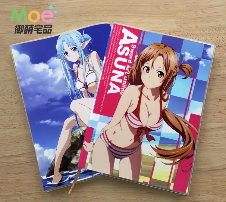 

Anime Kirigaya Kazuto Kirito Figure Student Writing Paper Notebook Delicate Eye Protection Notepad Diary Memo Gift