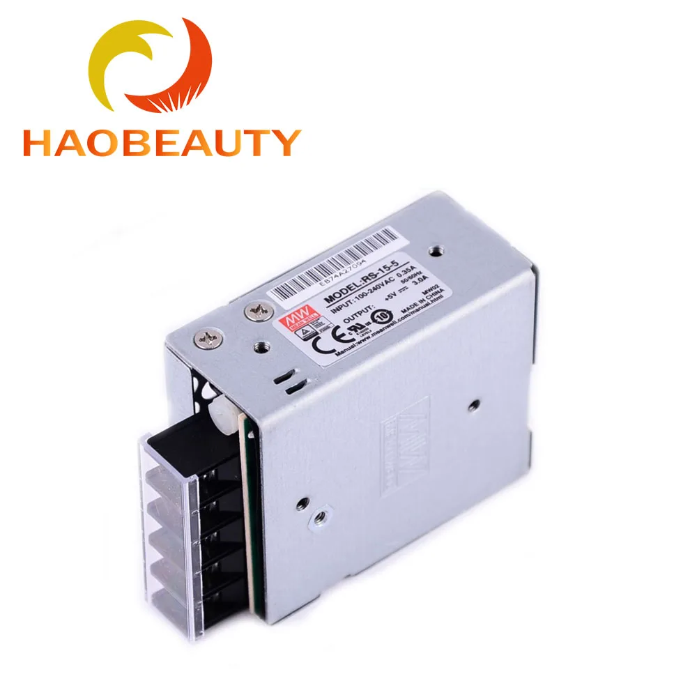 Импульсный источник питания MEANWELL RS 15 5 DC5V 3A сетчатый чехол небольшого объема Вт