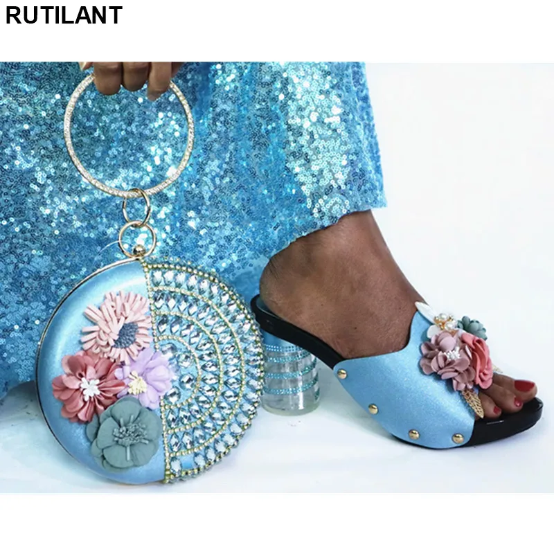 Новейший дизайн Лидер продаж Красивый дизайнерский комплект из обуви и сумки в