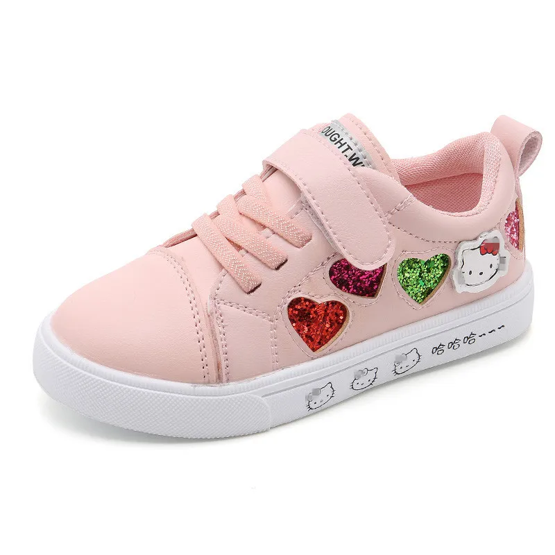 

Children's Board Shoes 2021 Spring New Girls' Star Small Dirty Shoes Antiskid Soft Sole Boys' Casual White Shoes