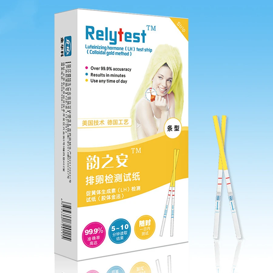 Доставка RapidFree многоразовые 10 тестов на овуляцию для анализа мочи цифровые