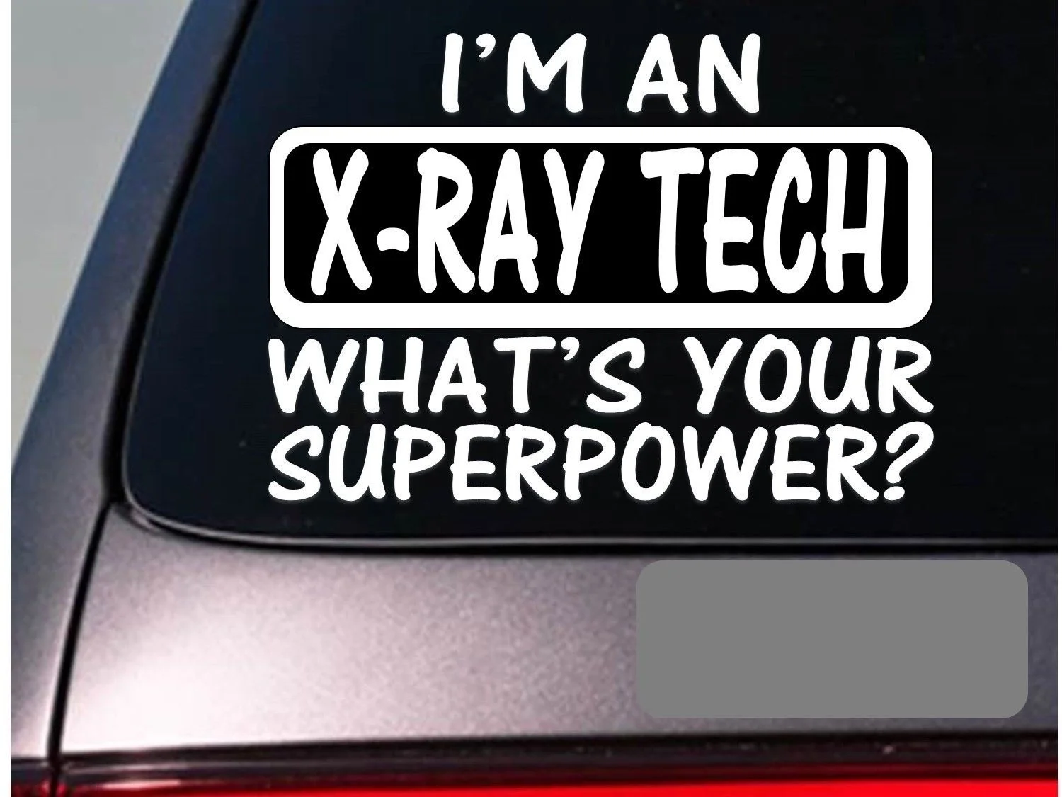Наклейка I'm an x-ray tech наклейка на компьютер для медсестер лечебных скрабов |