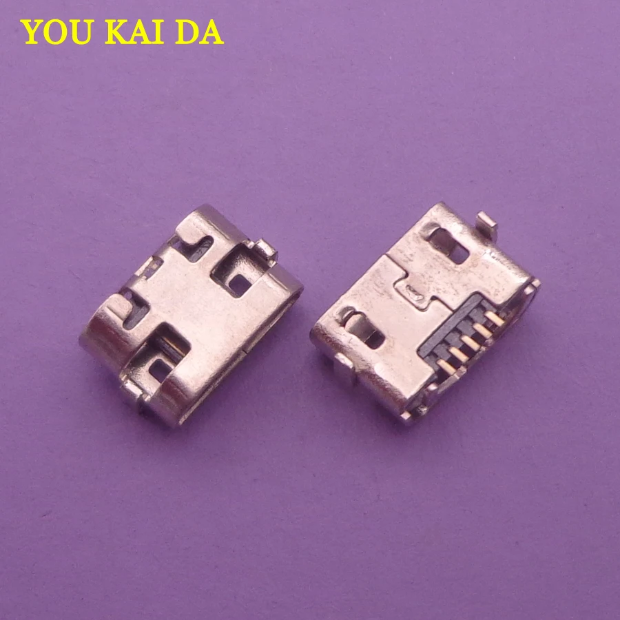 

100 шт. разъем Micro USB разъем для зарядки разъем питания док-станция запасные части для Huawei Y6 II Compact LYO-L01