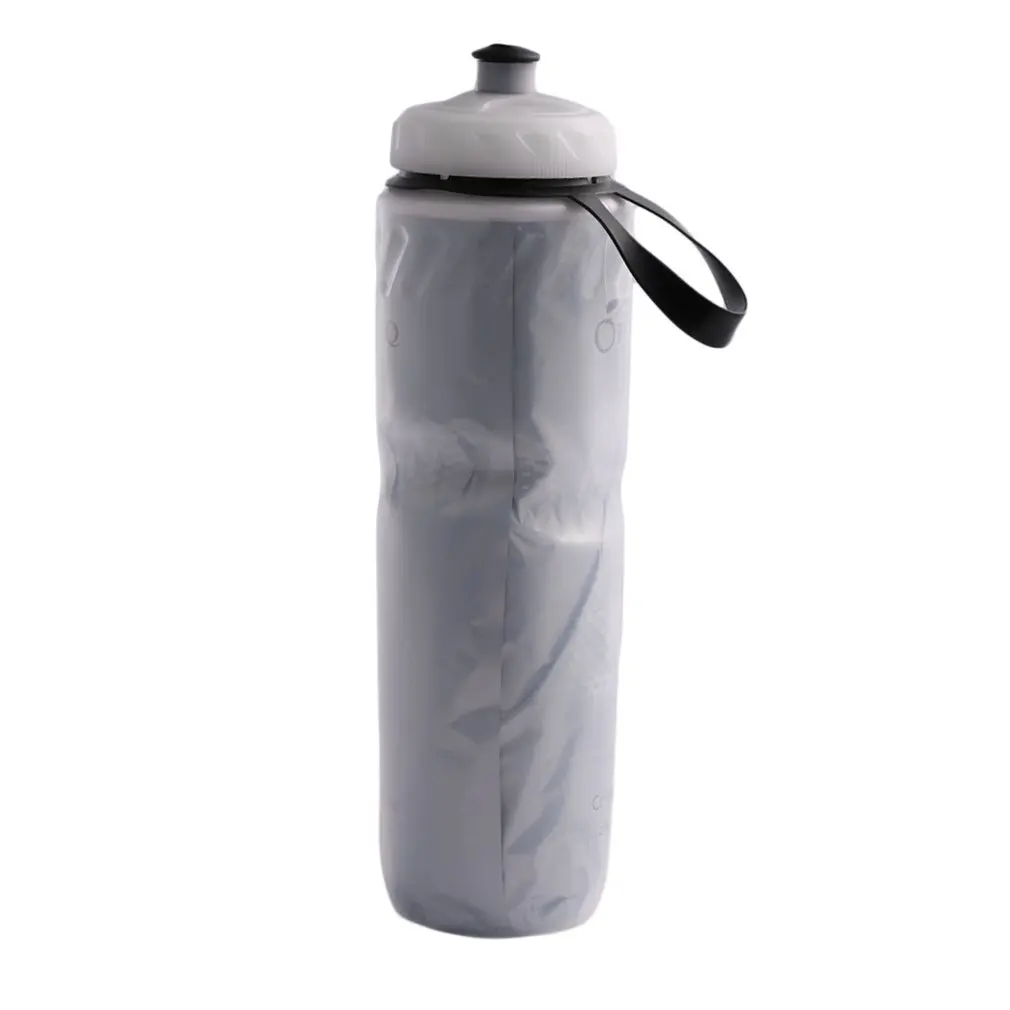 Купи 710ML Bicycle Water Bottle Outdoor Dual Layer Thermal Keeping Sport Bottle Hot Cold Water Cycling Water Bottle Cycling Equipment за 133 рублей в магазине AliExpress