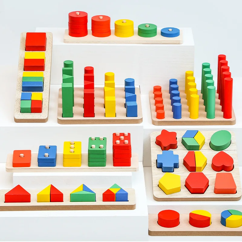 

Набор для раннего развития ребенка по методу Монтессори, восемь предметов