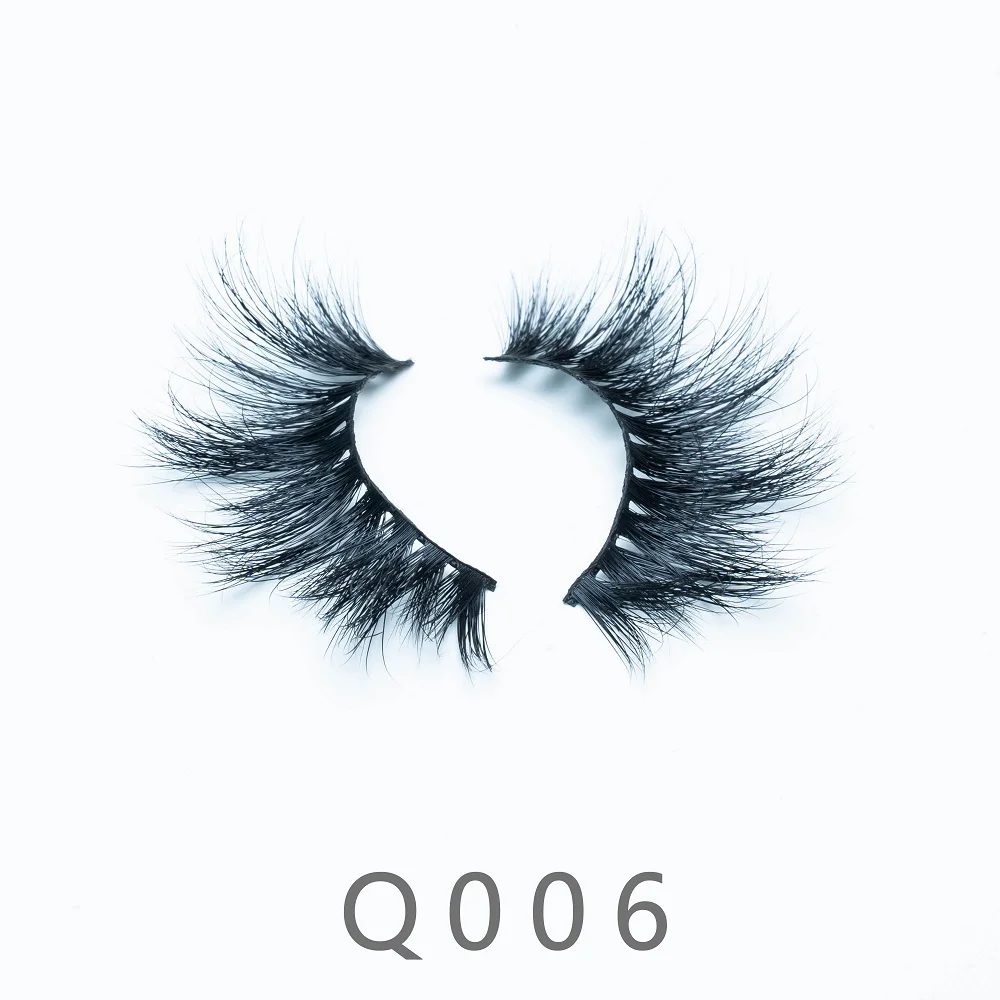 

Q5 3D Wholesale 22mm Natural Fluffy Long Mink Lashes Bulk False Strips Eyelashes Pack Faux Visofree Wispy 5D Mink Lashes Vendors
