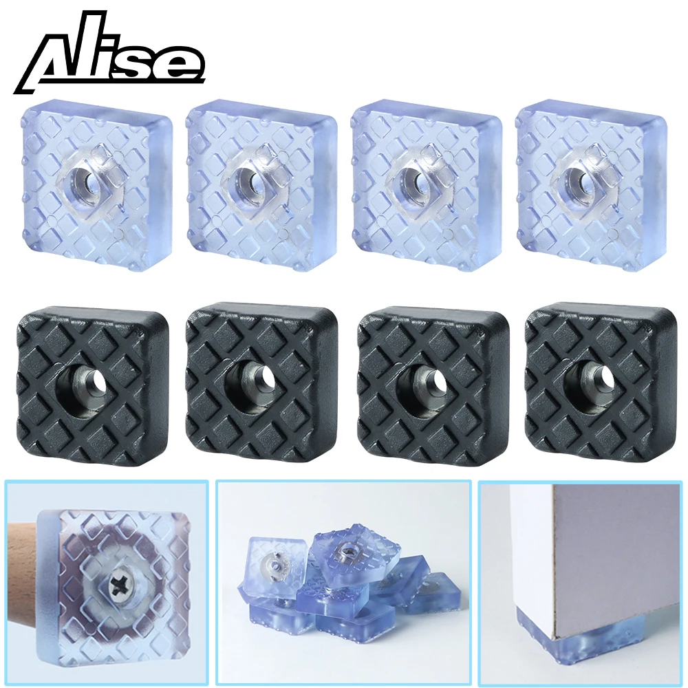 12 шт. резиновые прозрачные нескользящие накладки для ножек стола или стула