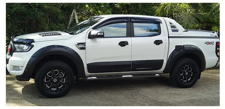 9-дюймовые Брызговики Аксессуары Для арки колеса черные для Ford Ranger T7 2015 2016 2017 2018 |