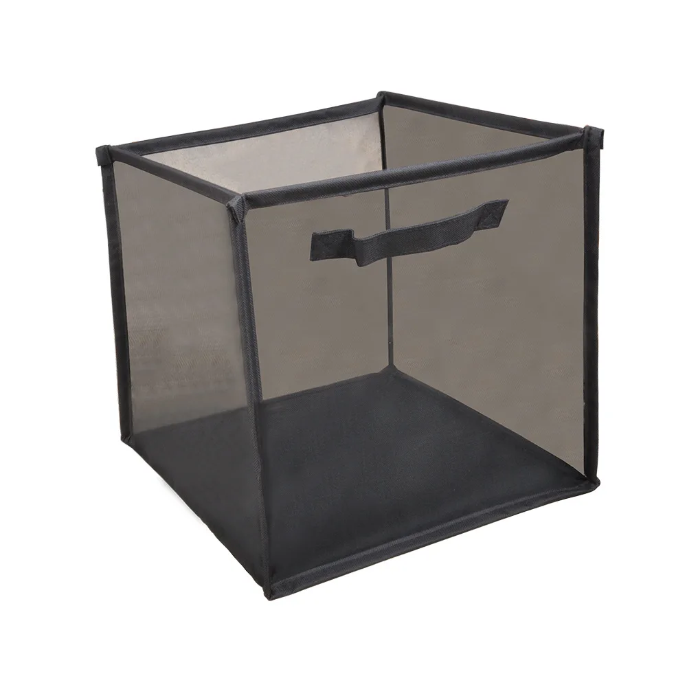 

Rotatable Nylon Storage Basket Bathroom Washable Laundry Basket Household Creative Folding Basket Closet Organizer Toy Storage