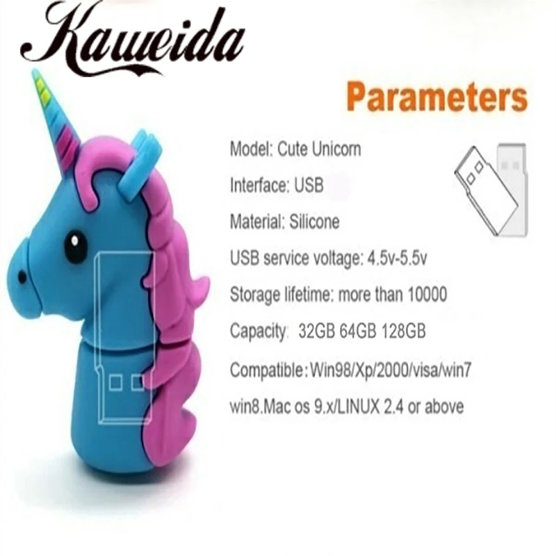 KAWEIDA флеш-накопитель 128 Гб памяти usb флешки 64 ГБ высокоскоростной флэш-накопитель