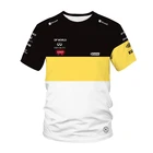Летняя футболка для тренировок формула One Race Infiniti Team на четырех колесах с короткими рукавами для мужчин и женщин