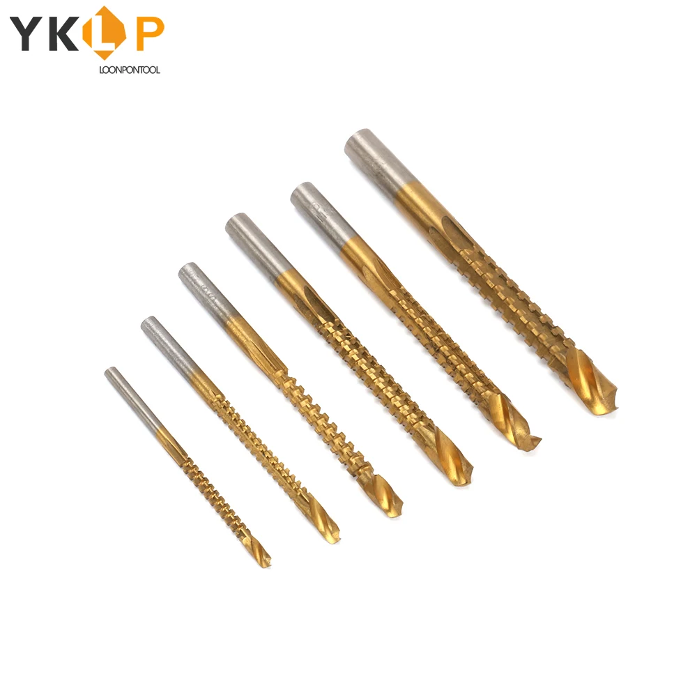Набор сверл из быстрорежущей стали с титановым покрытием 3 8 мм для фальцовки