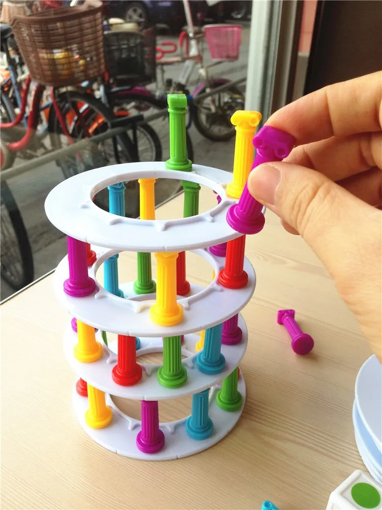 1 комплект башня свернуть настольные игры для детей сумасшедшие Колонка бум игра