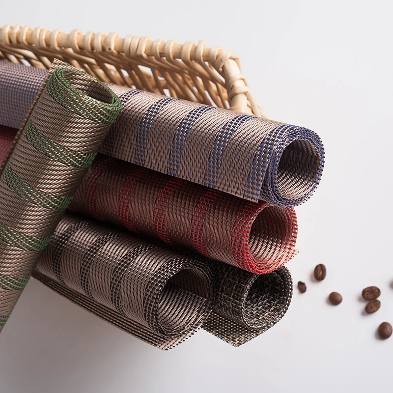 Домашние коврики для стола тканые Winyl набор из 4 шт. обеденного моющаяся кухня 40x50