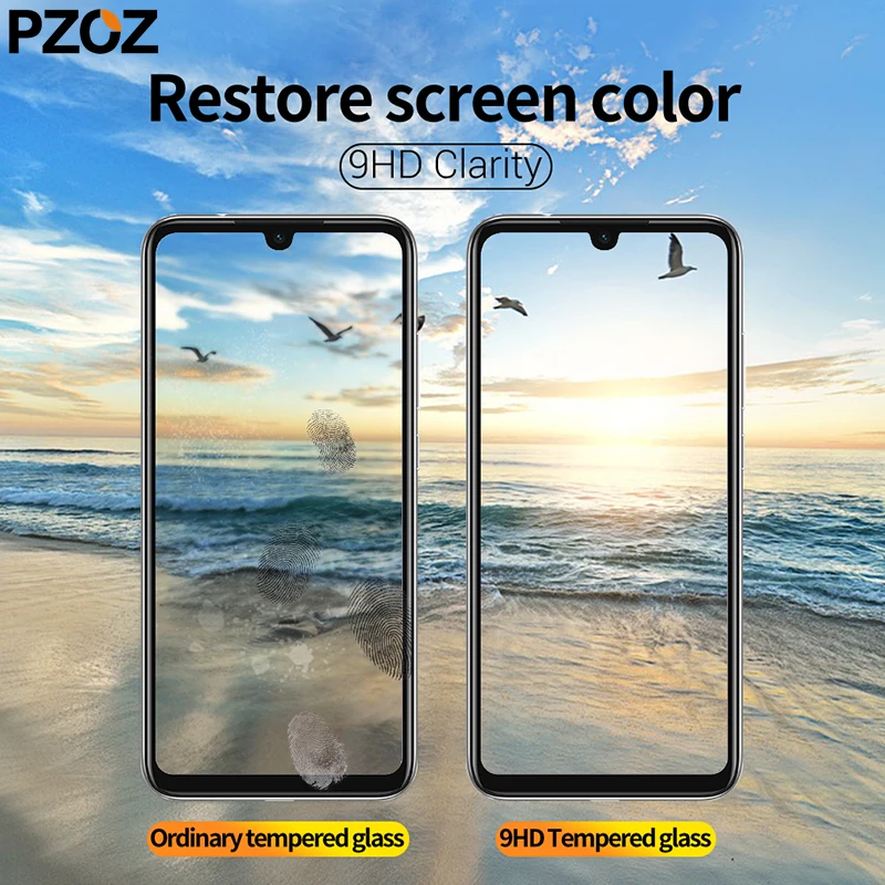 PZOZ для Red mi note 7 защитное стекло xiaomi redmi 7a полностью xaomi покрытое закаленное 8 pro 9 A2