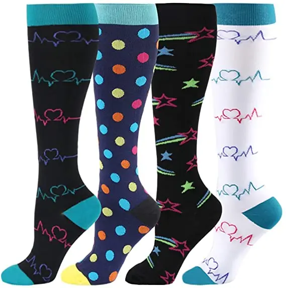 

58 Styles Compression Stockings Boots Tube Sports Socks Pressure Running Compression Socks Breathable Knee Socks Women Men Socks