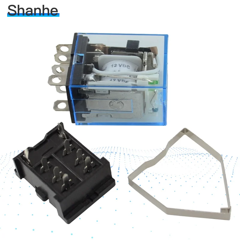 AC220V LY2 8 булавки pcb реле разъем 10a реле небольшое реле LY2NJ - Габаритные размеры: AC220V