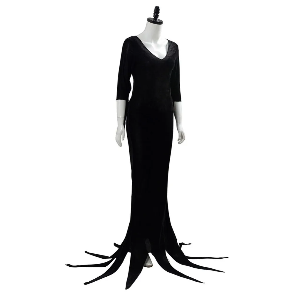 Костюм Morticia Addams семейный костюм для косплея костюм Morticia Addams