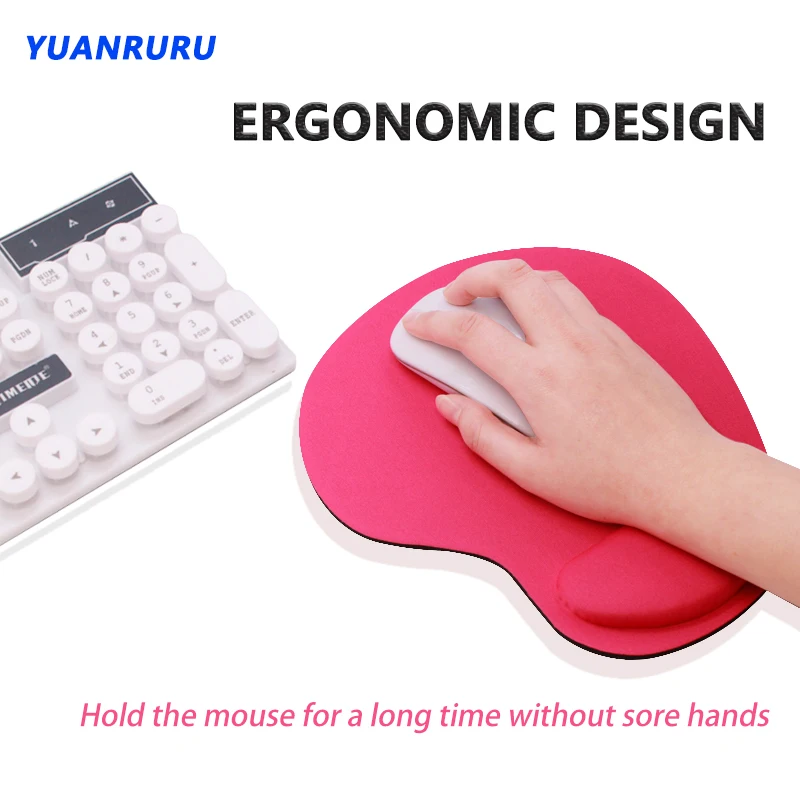 mouse pad with wrist rest for computer laptop notebook keyboard mouse mat with hand rest mice pad gaming accessories free global shipping