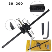zk30 30 120200300mm adjustable circle hole cutter wood drywall drill bit saw round cutting blade aircraft type diy tool