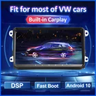 Автомагнитола 2 Din, Android 10, GPS, для VW Passat B6, B7, Tiguan, Golf 5, Polo, Jetta, Skoda Шкода Октавия, Шкода Туран, мультимедиа, Carplay, 9 дюймов, DSP