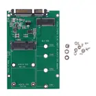 MSATA  M.2 (B-Key NGFF) 2 в 1, размера, множественный SSD к SATA 3 III адаптер конвертер