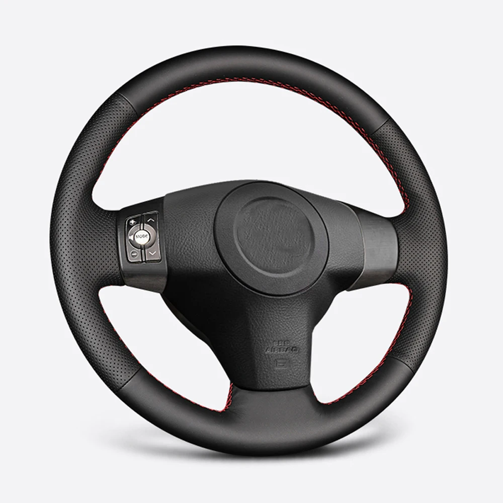 

Сшитые вручную черные фотообои «сделай сам» для Toyota Select Rav4 2009 2010 2011 2012 противоскользящее защитное рулевое колесо