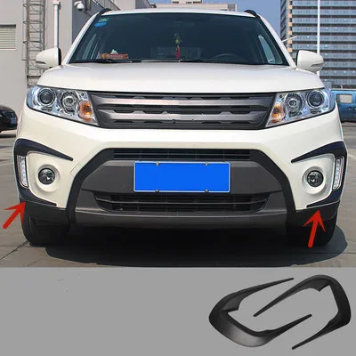 

For Suzuki vitara 2016-2019 ABS Engineering Plastics Driving lights Fog lights decorative frame anti-scratch car styling