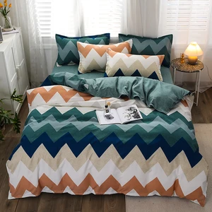 3PC Double Queen King Size Qulit Covers for four seasons Pastoral style Duvet Cover/ Quilt Cover Bedclothes Bed Sheet Single