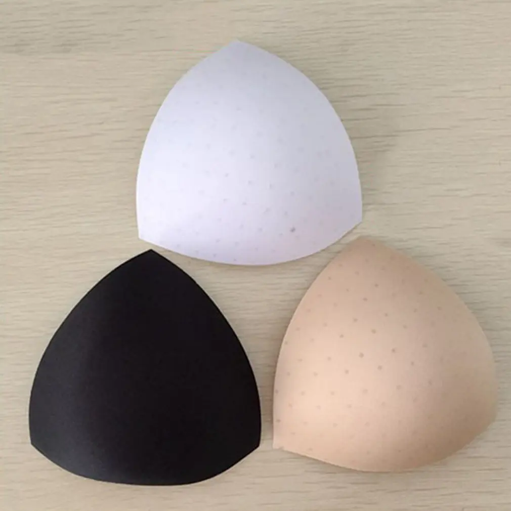 2 шт. Женские Треугольные толстые губки для бюстгальтера вкладыши усилитель