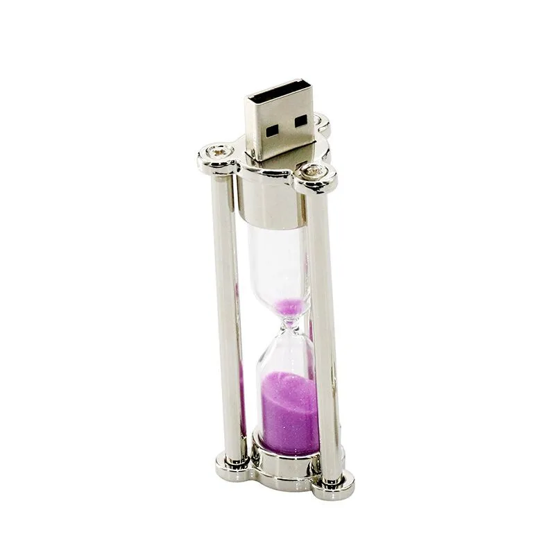 USB флеш-накопитель 64 ГБ металлическая Песочная часы Usb флешка 128 ГБ Флешка 16 ГБ 8 ГБ 4 ГБ ручка-накопитель в форме песочных часов 32 ГБ usb 2,0 специальный подарок