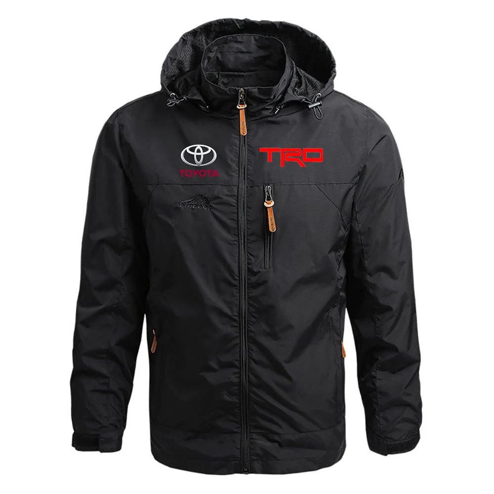 

NEW Men Toyota Trd Car Logo College Hooded Style Print Classic Warm Zipper Cardigan Hoodie Coats Male Sweatshirts Jacket