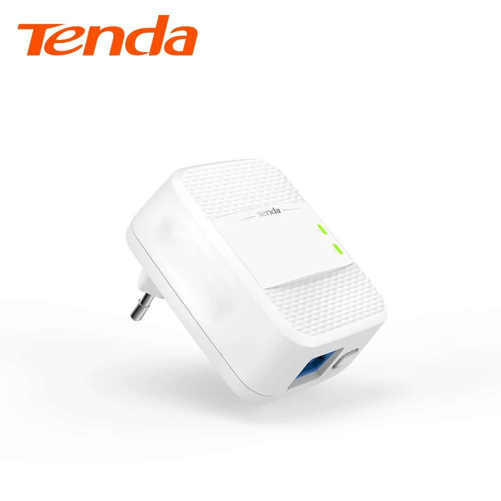 Сетевой адаптер Tenda PH10 Gigabit AV 1000AC Powerline AV1000 Ethernet PLC Адаптер высокая совместимость с