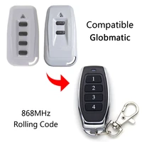 compatible globmatic remote control 868mhz rolling code sliding gate roller shutter garage door remote control duplicator