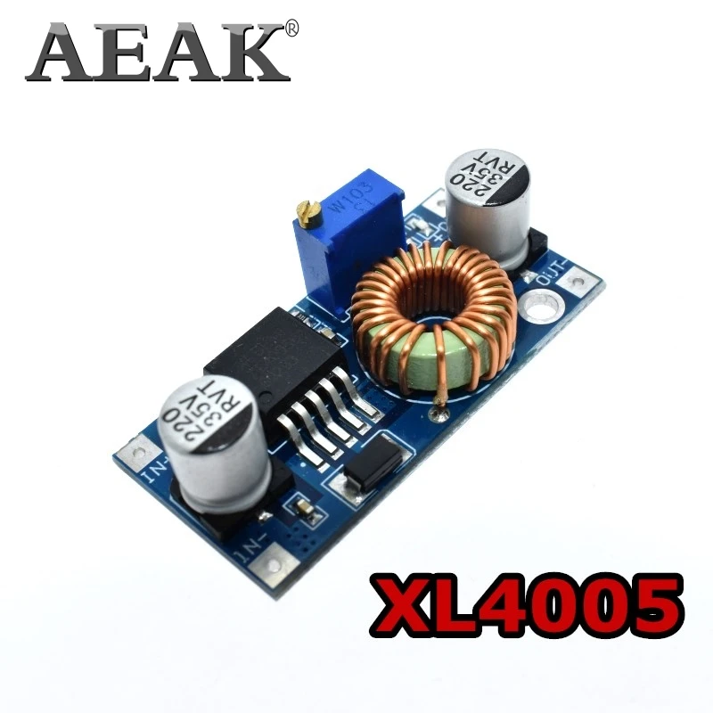XL4005 DSN5000 за LM2596 DC-DC Регулируемый понижающий 5A 75 Вт модуль питания большой ток большой мощности