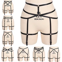 sexy harness garter belt cage waist stockings suspender belts strap elastic adjust hollow out bondage lingerie goth fetish wear
