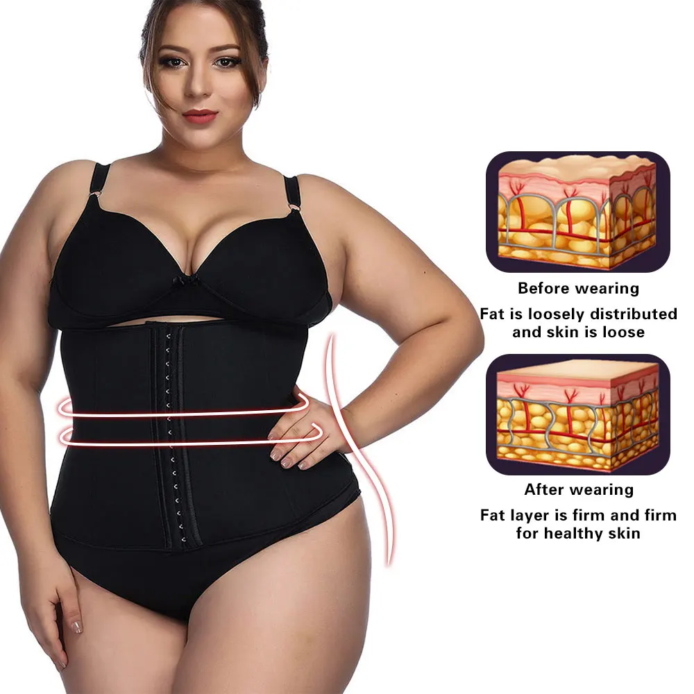 Body Shapers Neoprene 9 Steel Bone Abdomen Sweating Shaper High Elastic Waist Trainer Weight Loss for Women Corset New | Женская одежда