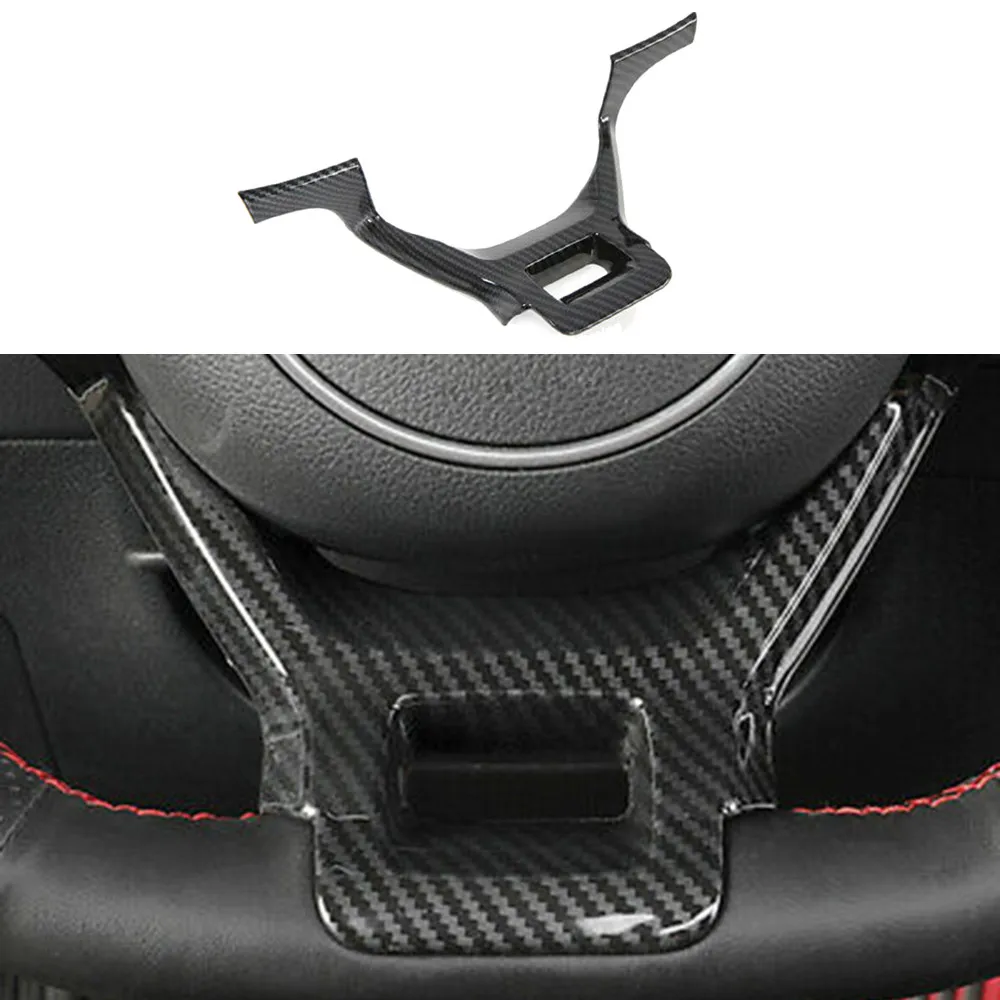 

ABS Cover Accessories Decoration Carbon Fiber For Kia K5 Optima Steering Wheel Sticker Durable