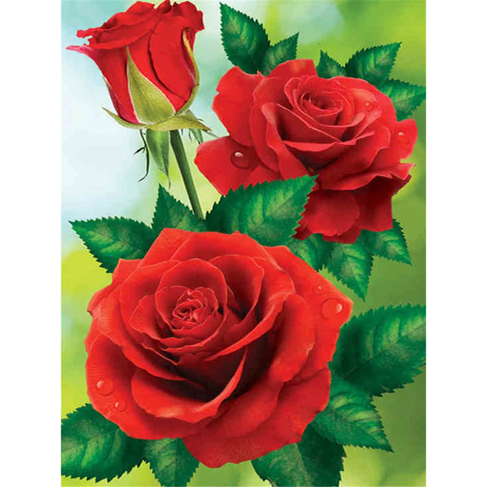 

Набор для вышивки крестиком 11CT с цветами, набор для рукоделия, холст с принтом, хлопковая нить, дизайн украшения дома