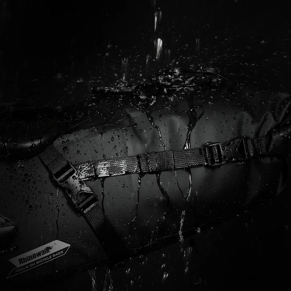 

Rhinowalk Bike Waterproof Bicycle Saddle Bag Reflective Large-capacity Foldable Tail Bag Riding Mountain Bike Trunk Cycling Bag