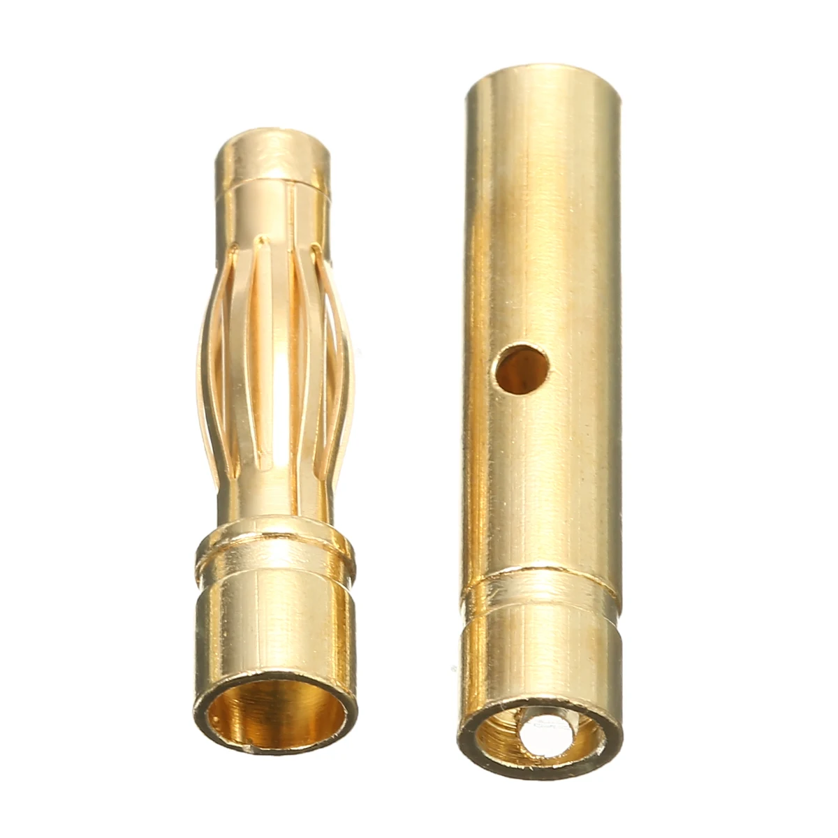 10Pair/20pcs 4mm For RC Battery Motor Bullet Banana Plug Male Female Connector Gold-plated Connectors | Электроника