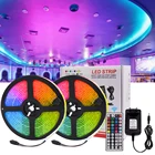 Светодиодная лента RGB RGBW RGBWW, 12 В постоянного тока, с источником питания европейского стандарта, водонепроницаемая IP21 IP65, гибкая светодиодная лента 5050