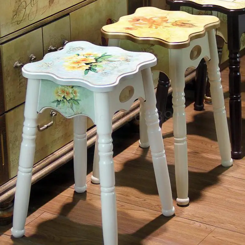 Европейский стул для дома из массива дерева модный креативный обеденный стол