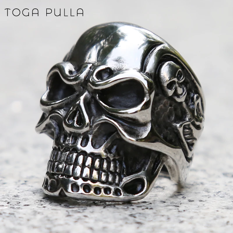 Кольцо мужское в стиле панк/готика/Рок/хип хоп|Кольца| |